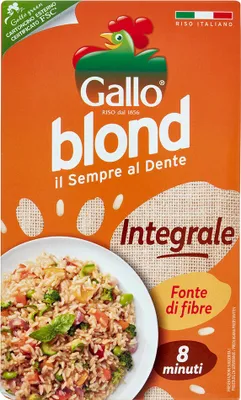 Produktbild von 12x Gallo Riso Brauner Reis Blond Integrale 1Kg