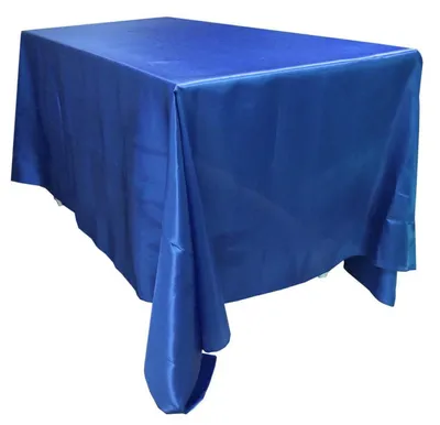 Produktbild von Satin Tischdecke 145 x 320 cm Königsblau rechteckig
