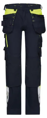 Productafbeelding van DASSY werkbroek SHANGHAI, stretch, maat 46, blauw/geel