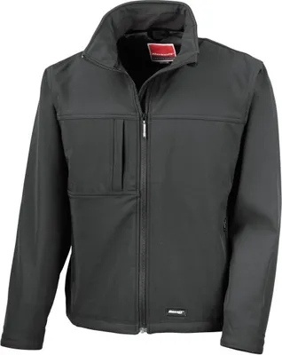 Produktbild von Result Herren Classic Softshell-Jacke BC857 (S) (Schwarz)