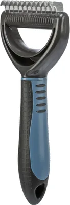 Produktbild von TRIXIE Fell-Entfilzer - dunkelgrau/blau - 7 × 18 cm