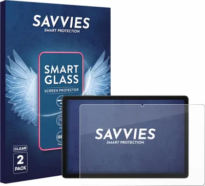 Produktbild von 2x Savvies Schutzglas Folie für Samsung Galaxy Tab A11 Plus 5G 11" 9H Panzer Schutzfolie Glas Displayschutz klar transparent