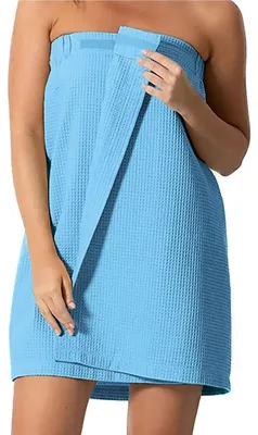 Imagen del producto de Toalla de baño rápida de secado, tipo bata, para mujer