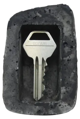 Produktbild von Gerimport Schlusselaufbewahrungsstein - Kunststoff - 5 x 8 cm - fur den Ausenbereich - Schlussel auf