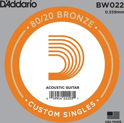 Zdjęcie produktu dla D'Addario BW022, Gitara, Stal, Akustyczny, 1 szt.