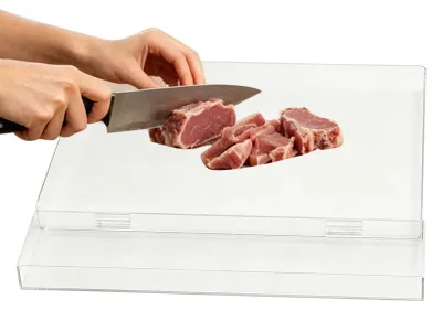 Productafbeelding van Transparante Antislip Snijplank met Aanrechtlip