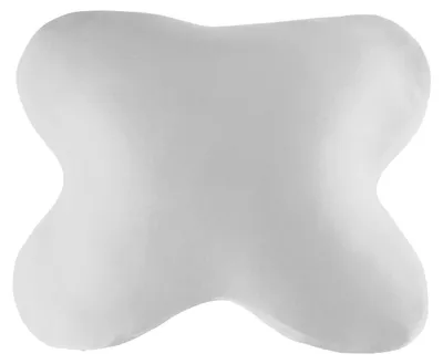 Produktbild von Kissenbezug für Schmetterlingskissen, 55 x 47 cm / 56 x 48 cm, weicher Jersey, 100 % Baumwolle, weiß