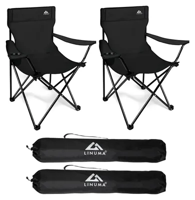 Productafbeelding van Set van 2 Opvouwbare Campingstoelen