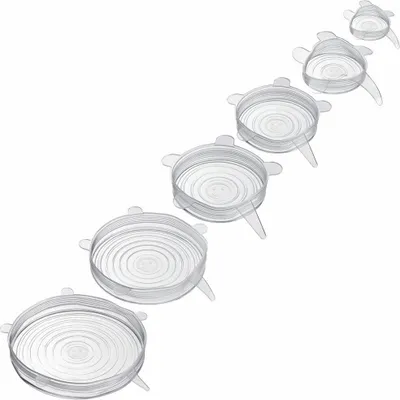 Produktbild von Westmark 6 Frischhaltedeckel aus Silikon »Round«, 23272260
