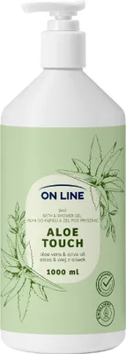 Produktbild von ONLINE Bade- und Duschgel 2 in 1 Aloe Touch 1000 ml
