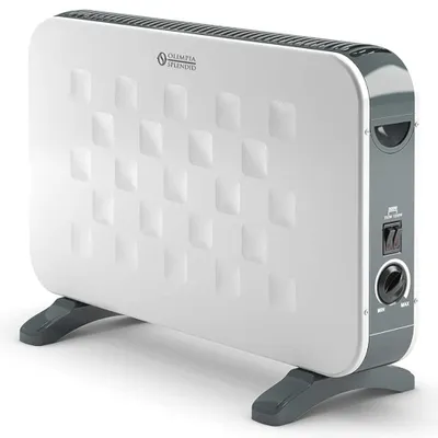 Productafbeelding van Olimpia Splendid 99296 Caleo Metal, elektrische verwarming met metaalbehuizing, 2000 Watt, kunststof