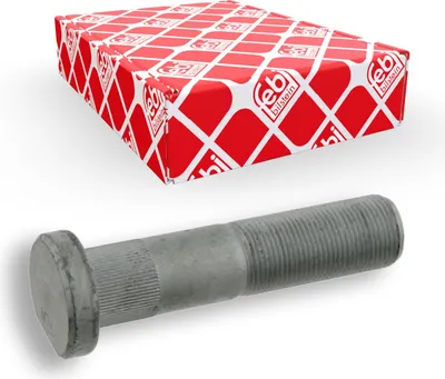 Produktbild von FEBI BILSTEIN Radbolzen 24397 Hinten für VOLVO 8500 106mm Stahl 0,34kg