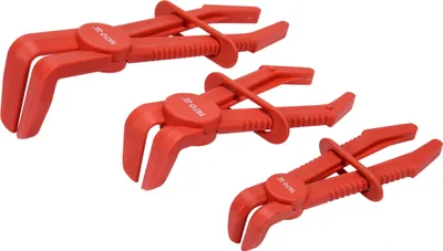 Produktbild von Schlauchklemmen Set Satz gebogen 3 tlg Abklemmzange Schlauch Zangen Klemmzange