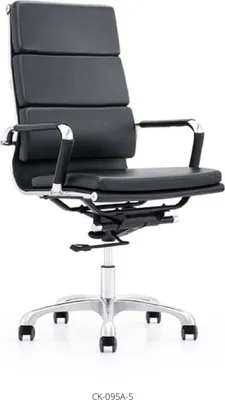 Productafbeelding van Kunstleren fauteuil in zwart, modern design, elegante en comfortabele zitervaring