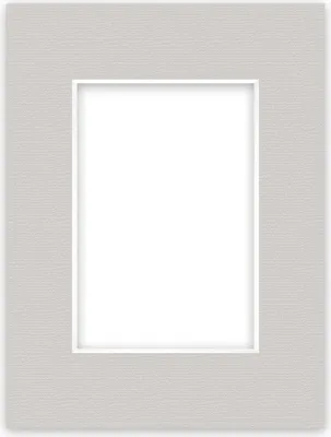 Image de nielsen Conservation Passepartout 1,5 mm, format extérieur 18x24 cm pour photos 10x15 cm, gris silex avec structure