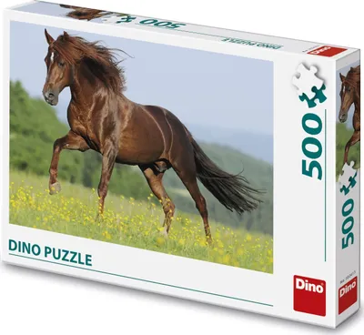 Produktbild von Puzzle 500 Teile Pferd auf der Wiese