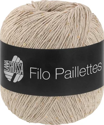 Produktbild von Lana Grossa - Filo Paillettes 0018 hellbeige