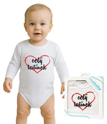 Produktbild von Bedruckter Body New Baby all daddy - Geschenkpaket, Gr. 86 (12-18m)