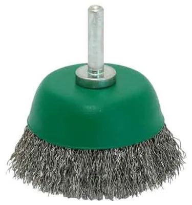 Image de BROSSE À TÉTES EN ACIER INOXYDABLE AVEC MANCHE « SIT » Ø 75 mm