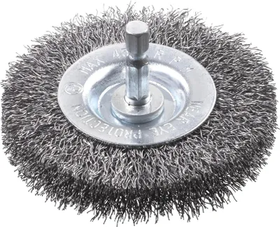 Produktbild von kwb Scheibenbürste, Speichenrad, 6 mm, 7,5 cm, 0,3 mm, Metall, Stein, Metall