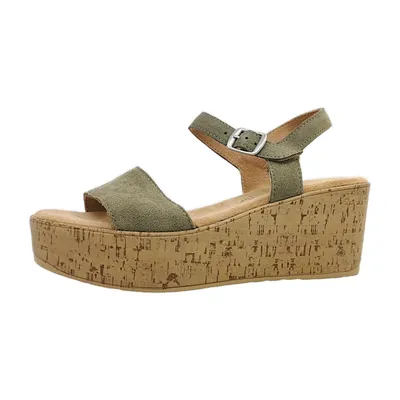 Produktbild von s.Oliver Damenschuhe Sandalen Bequem Grün Freizeit, Schuhgröße:41 EU