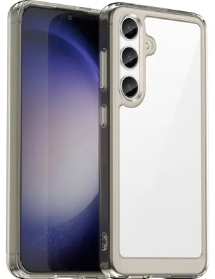 Produktbild von Mobigear Crystal Schutzhülle für Samsung Galaxy S24 – Hartschalen-Rückseite – Grau