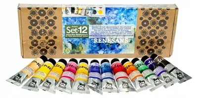 Produktbild von Renesans Intense Water Aquarellfarben Set 12 Tuben 15ml