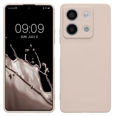 Produktbild von kwmobile Handyhülle für Xiaomi Redmi Note 13 5G Hülle - TPU Case - Kabelloses Laden - Schutzhülle Cover in Coconut Swirl