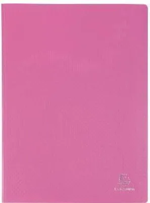 Produktbild von Exacompta 88227E Sichtmappe Rosa 20 Hüllen DIN A4 PP 500µ