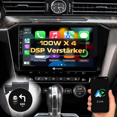 Produktbild von 10,1 Zoll Android Autoradio Navi für VW Passat B8 Wireless Carplay Android Auto Head-up Display DAB+
