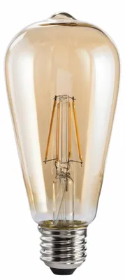 Obrázek produktu pro LED žárovka, E27, 685lm nahrazuje 53W, vintage lampa, stmívatelná, jantarová teplá bílá (00112876)