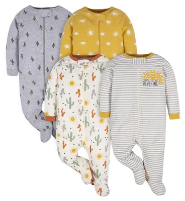 Productafbeelding van Gerber babyrompertjes voor jongens, set van 4