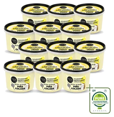 Produktbild von 12 x Organic Shop Body Scrub Ananas & Kokosnuss - 250 ml - Großpackung - 12 Stücke