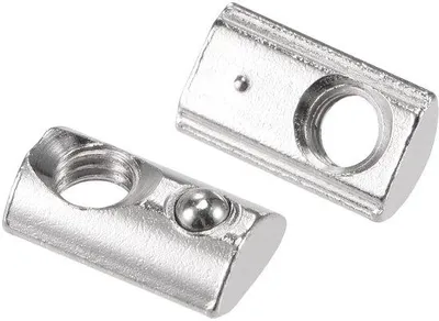 Immagine prodotto di Morsetto in alluminio M5 con scanalatura a T da 6 mm per profili estrusi in alluminio serie 2020