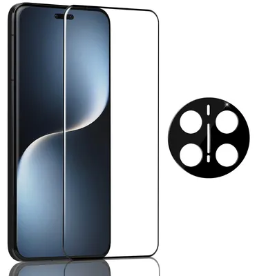 Obrázek produktu pro 1-balení Honor Magic 7 Pro Ochranné sklo na displej & 1-balení ochrana objektivu - Tvrzené sklo 9H - Super kvalita 3D