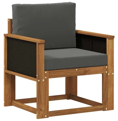 Produktbild von vidaXL Outdoor Mittelsofa Massivholz Akazie Natur