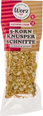 Produktbild von Werz 5-Korn-Knusperschnitte30g