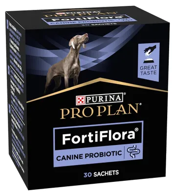 Produktbild von PURINA Pro Plan FortiFlora - Ergänzung für Hund - 30 x 1g