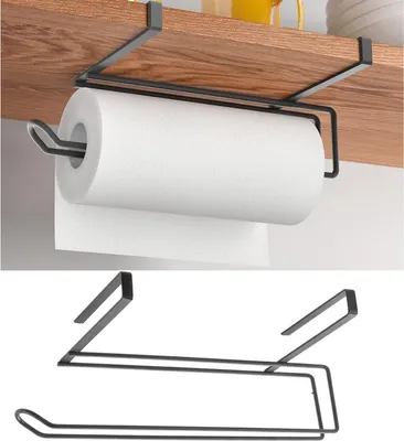 Obrázok produktu pre Kuchynský vešiak EASY ROLL LAVA Series od spoločnosti Metaltex. Povrchová úprava Touch-Therm® Čierna farba