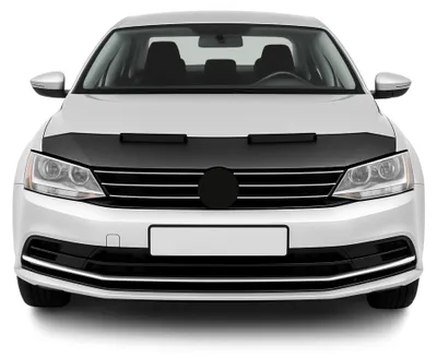 Produktbild von Haubenbra Steinschlagschutz Bonnet Bra für VW Jetta 2010-2018 Schwarz Halb