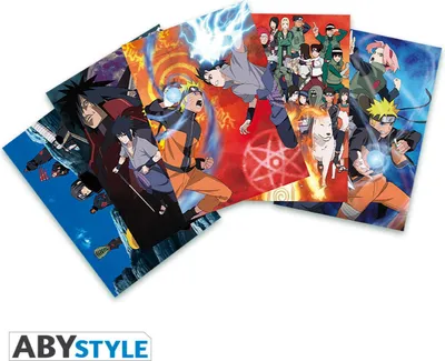 Produktbild von NARUTO SHIPPUDEN - Postcards - Set 1 (14,8x10,5)