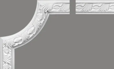 Produktbild von Mardom Eckstück für Wandleiste MDC258 Profoam 54 x 20 x 260 mm Weiß Stuckleiste