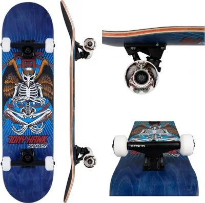 Produktbild von Birdhouse Stage 3 Skateboard Birdman blau 8.0