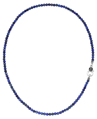 Produktbild von Kette Giorgio Martello Milano blaue Lapis-Kugeln, Silber 925 Blau 55 cm