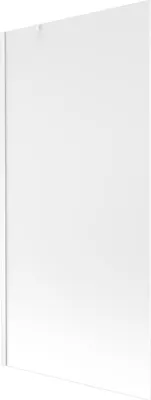 Image de Mexen Next Pare-baignoire 1 vantail 90 x 150 cm, motif Rhinestone, blanc - 895-090-000-00-30-20