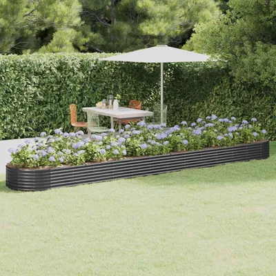 Produktbild von vidaXL Hochbeet Verzinkter Stahl 544x100x36 cm Anthrazit