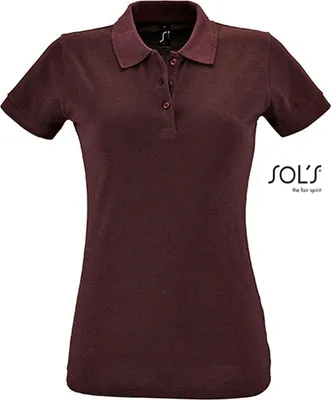 Immagine prodotto di SOLs 11347 | Polo da donna perfetta - Colore: Heather Oxblood - Taglia: S