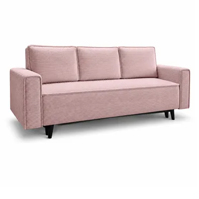 Produktbild von GOLDSTOFF Schlafsofa LUX 225 cm Cord | 200 x 124 cm Modernes Sofa mit Schlaffunktion, Bettkasten & großzügiger Liegefläche - MOS-Automatic-Mechanismus