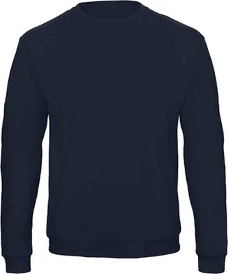 Produktbild von B&C WUI23 | Herren  Rundhals-Sweatshirt / Flauschiges Innenfutter - Farbe: Navy - Größe: 3XL