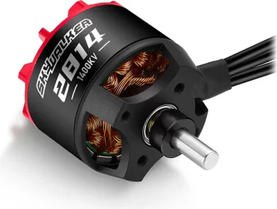 Produktbild von Hobbywing SkyWalker Brushless Motor 2814SL-1400KV-BLACK-G1-HW